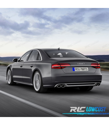 POT D'ÉCHAPPEMENT AUDI A8 15-17 LOOK S8 CHROMÉ