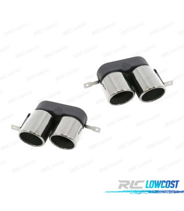 EMBOUT D´ÉCHAPPEMENT BMW G20 G21 19- LOOK ROCK CHROMÉ