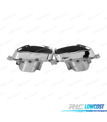 EMBOUT D´ÉCHAPPEMENT BMW G20 G21 19- LOOK M PERFORMANCE ARGENTÉ