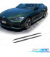 BANDE LATÉRALE STICKERS BMW G22 20-24 LOOK MP NOIR MATE