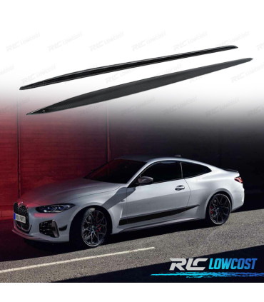 BANDE LATÉRALE STICKERS BMW G22 20- LOOK MP CARBONE