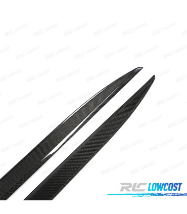 BANDE LATÉRALE STICKERS BMW G22 20- LOOK MP CARBONE