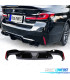 DIFFUSEUR BMW G30 17- LOOK M5 NOIR BRILLANT
