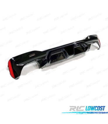 DIFFUSEUR BMW G30 LOOK M5 NOIR BRILLANT
