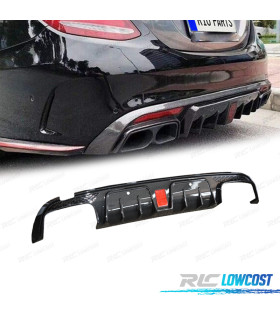 DIFFUSEUR MERCEDES W205 14-21 LOOK BRABUS CARBONE