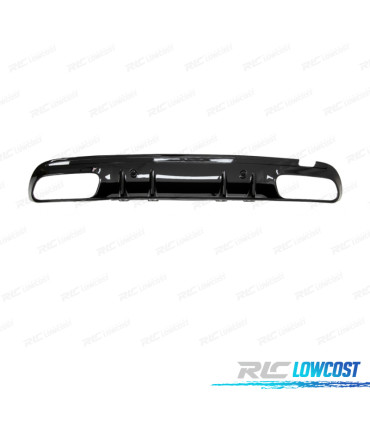 DIFFUSEUR MERCEDES W205 BERLINE AMG 14-21 LOOK AMG C63 NOIR