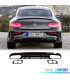 DIFFUSEUR MERCEDES W205 C205 COUPE AMG 14-18 LOOK C43 NOIR