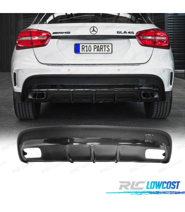 DIFFUSEUR MERCEDES X156 AMG 13-19 LOOK GLA45 NOIR