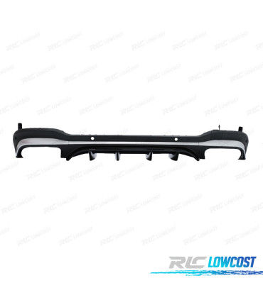 DIFFUSEUR MERCEDES GLC X253 SUV 15-18 LOOK AMG GLC43 ARGENTÉ