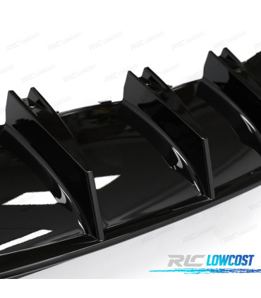 DIFFUSEUR MERCEDES GLC X253 AMG 15-18 LOOK GLC43 ARGENTÉ