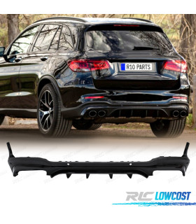 DIFFUSEUR MERCEDES GLC X253 SUV 15-18 LOOK AMG GLC43 NOIR