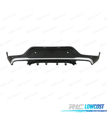 DIFFUSEUR MERCEDES GLC C253 COUPÉ AMG 15-18 LOOK GLC43 ARGENTÉ
