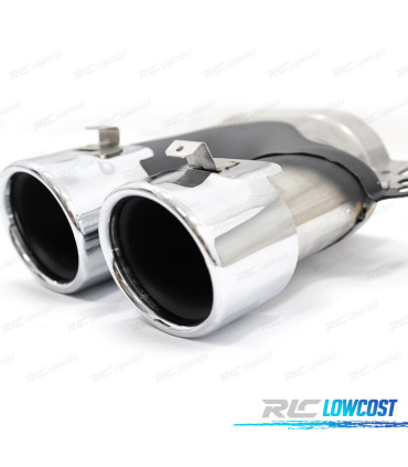 EMBOUTS D´ÉCHAPPEMENT MERCEDES GLC C253 X253 15-18 LOOK AMG GLC43 CHROMÉ