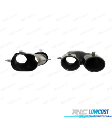 EMBOUTS D´ÉCHAPPEMENT MERCEDES GLC C253 X253 15-18 LOOK AMG GLC43 NOIR