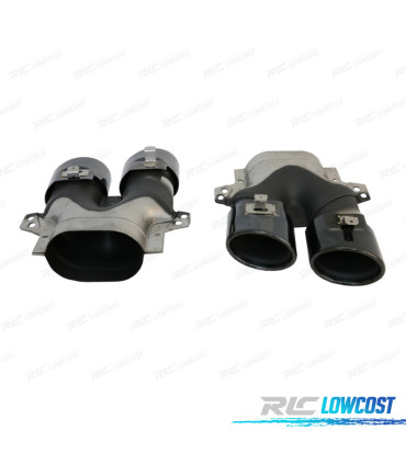 EMBOUTS D´ÉCHAPPEMENT MERCEDES GLC C253 X253 15-18 LOOK AMG GLC43 NOIR