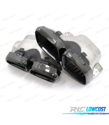 EMBOUTS D´ÉCHAPPEMENT MERCEDES GLC X253 C253 15-22 LOOK GLC63 NOIR
