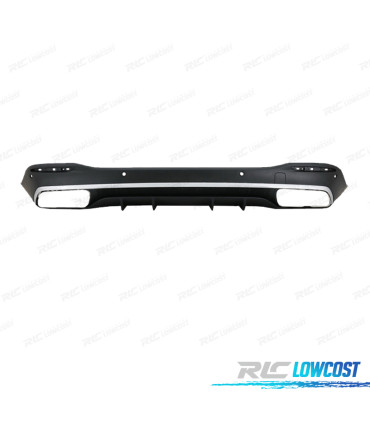 DIFFUSEUR MERCEDES GLE W167 AMG 19- LOOK GLE63 ARGENTÉ