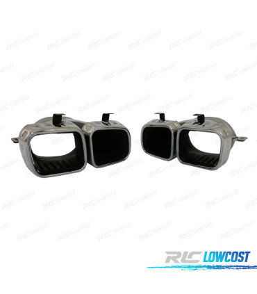 EMBOUTS D´ÉCHAPPEMENT MERCEDES GLE W167 19- LOOK AMG GLE63 CHROMÉ