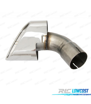 DIFFUSEUR BMW X6 F16 14-19 LOOK M + EMBOUTS D'ÉCHAPPEMENT CHROMÉ