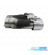 EMBOUTS D´ÉCHAPPEMENT MERCEDES W205 C205 14- LOOK C43 CHROMÉ