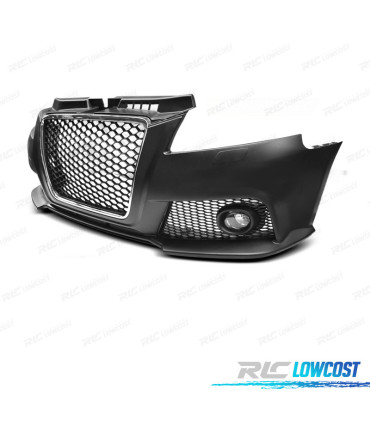 PARE-CHOCS FRONTAL AUDI A3 8P 08-12 LOOK RS3 CHROMÉ SRA