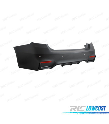 PARE CHOCS ARRIÈRE BMW F32 F33 LOOK M4 PDC AVEC DIFFUSEUR MP