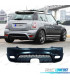 PARE CHOCS ARRIÈRE MINI COOPER R56 R57 06-10 LOOK JCW
