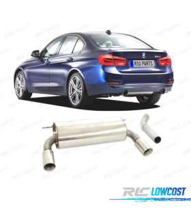 LIGNE D'ÉCHAPPEMENT BMW F30 316 320 325 LOOK M DOUBLE SORTIE