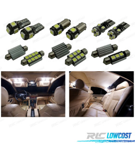 KIT 25 AMPOULES LED INTÉRIEUR BMW SÉRIE 5 WAGON TOURING 520I 525I 525D 528I 530I 530D 540I 97-03