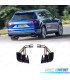 EMBOUTS D'ÉCHAPPEMENT AUDI Q7 3.0T DIESEL 16-19 LOOK SQ7 NOIR
