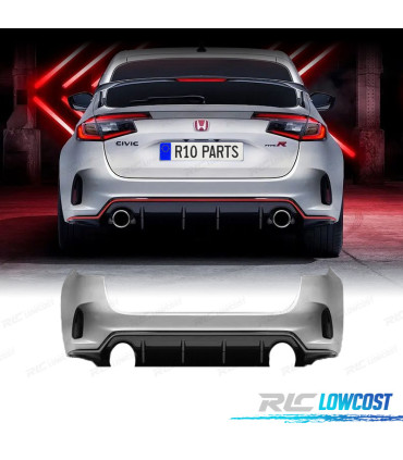 PARE-CHOCS ARRIÈRE HONDA CIVIC 21- LOOK TYPE R DIFFUSEUR SIMPLE