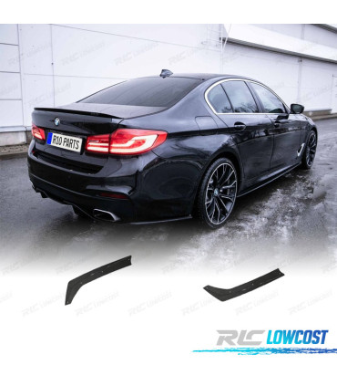 SPLITTER ARRIÈRE BMW G30 G31 17-20 LOOK ROCK CARBONE