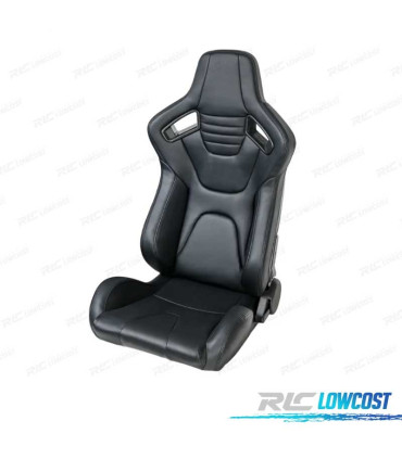 KIT SIÈGE BAQUET SPORT UNIVERSEL CUIR NOIR STYLE SPORTSTER