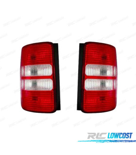FEUX ARRIÈRE POUR VOLKSWAGEN VW CADDY 1P 10-14 BLANC ROUGE