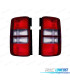 FEUX ARRIÈRE VOLKSWAGEN VW CADDY 2P RESTYLING 10-14 ROUGE FUMÉ