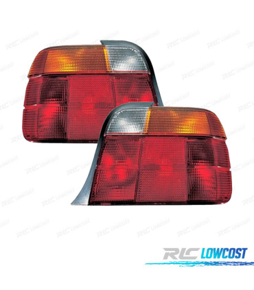 FEUX ARRIÈRE BMW SÉRIE 3 E36 COMPACT 94-00 AMBRE