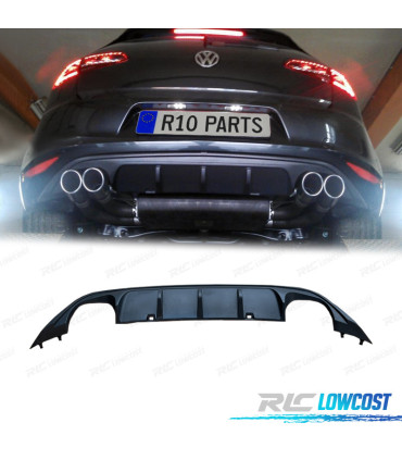 DIFFUSEUR ARRIÈRE VOLKSWAGEN VW GOLF 7 12-17 LOOK ABT