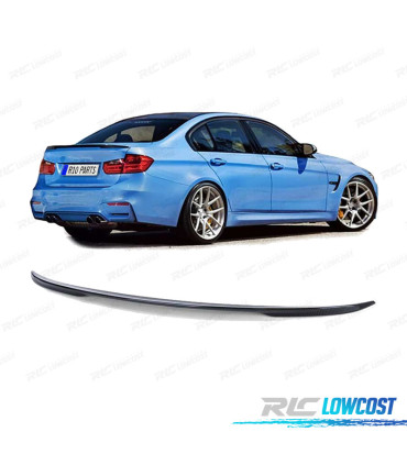 AILERON BECQUET LAME COFFRE BMW F30 F80 11-19 CARBONE LOOK M PERFORMANCE