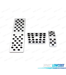 PEDALES POUR AUDI S-LINE AUTOMATIQUE AVEC REPOSE-PIED ALUMINIUM POLI