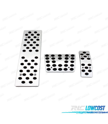 PEDALES POUR AUDI S-LINE AUTOMATIQUE AVEC REPOSE-PIED ALUMINIUM POLI
