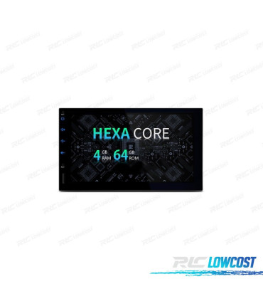 AUTORADIO GPS ANDROID 9.0 LCD TACTIL 7" 2DIN HDMI 4GB RAM 64GB ROM CARPLAY