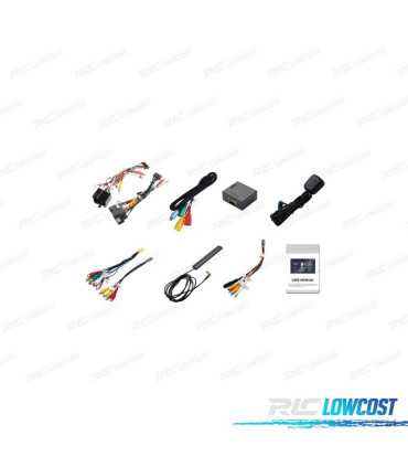 AUTORADIO GPS ANDROID 10.0 LCD TáCTIL 8 "4K VOLKSWAGEN VW POUR SEAT E SKODA 4GB RAM 64GB ROM HEXA-CORE CARPLAY HDMI