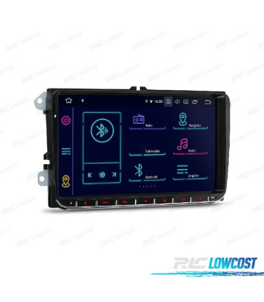 AUTORADIO GPS 9" ANDROID 11 VOLKSWAGEN VW POUR SKODA SEAT