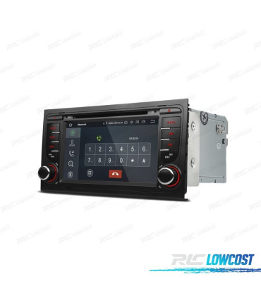 AUTORADIO GPS ANDROID 12 POUR AUDI A4 B6 B7 00-08 SEAT EXEO 08-12
