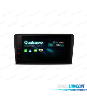 AUTORADIO GPS ANDROID 12 POUR AUDI A3 S3 RS3