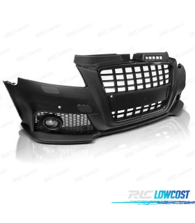 PARE-CHOCS AVANT AUDI A3 8P 08-12 LOOK S-LINE NOIR PDC