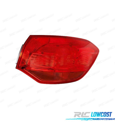 FEUX ARRIÈRE DROIT POUR OPEL ASTRA J SPORTS TOURER 10-16 ROUGE