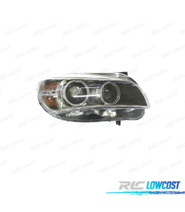 PHARE DROIT BIXENON BMW X1 E84 12-15 LED FOND NOIR