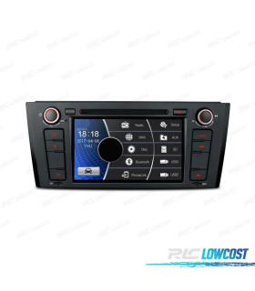 AUTORADIO 2DIN 7" POUR BMW SÉRIE 1 E81 E82 E87 E88 04-11 USB GPS TACTIL HD