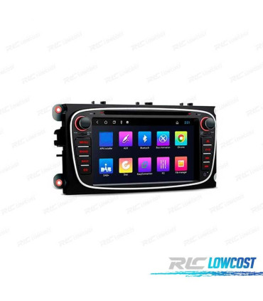 AUTORADIO ANDROID 11 GPS ECRAN TACTILE 7" POUR FORD NOIR